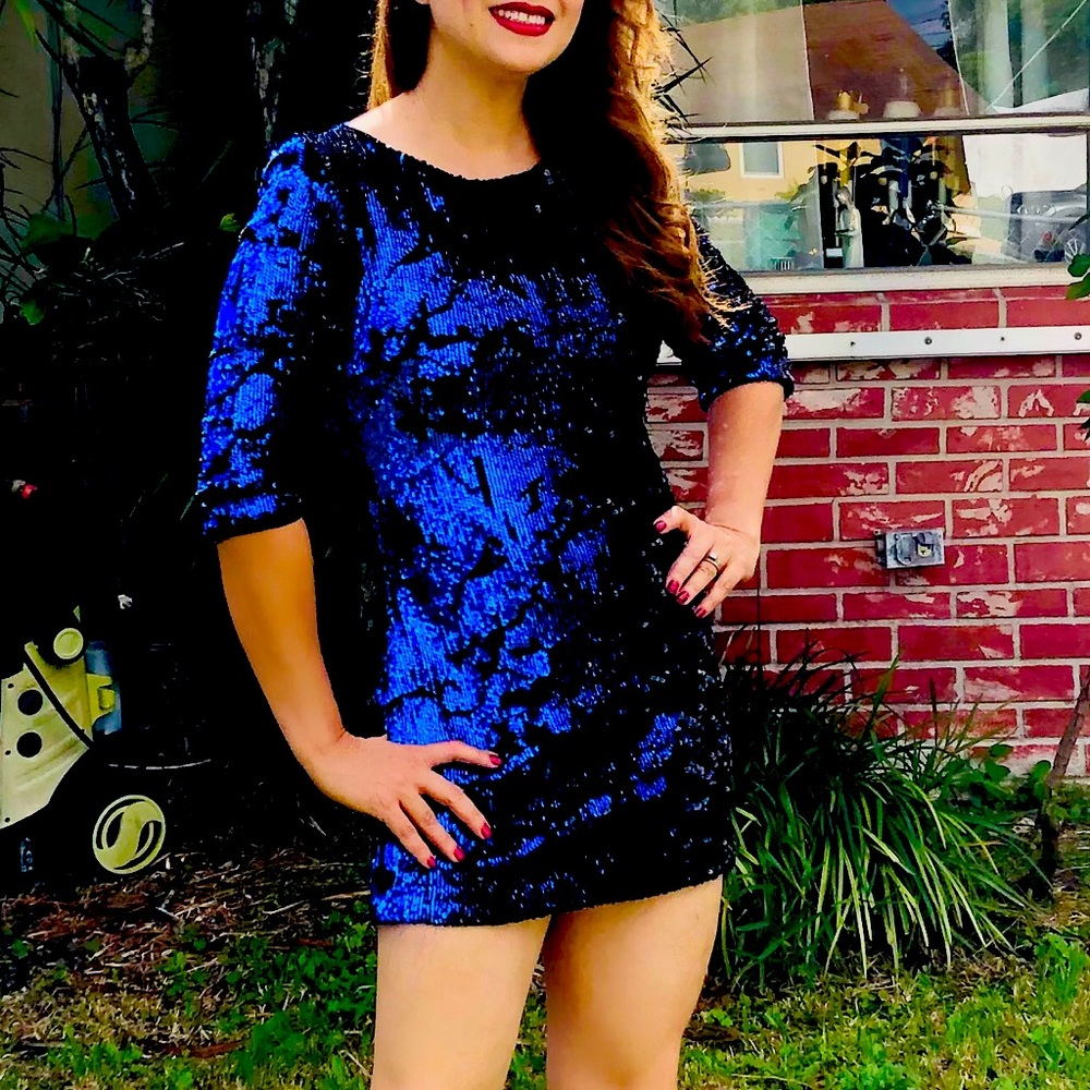 Sequin dress from Zara. Size M